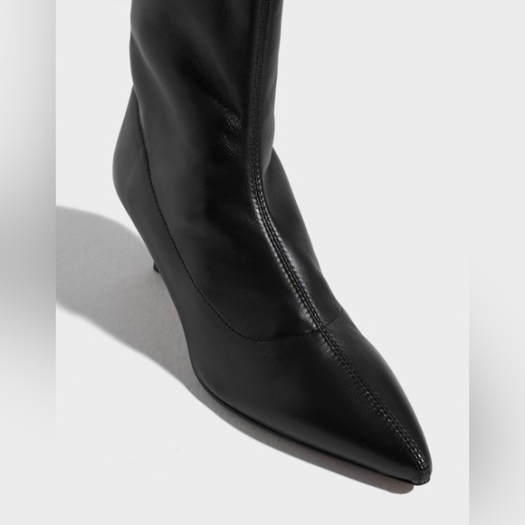 ATP Atelier Cerone Black Napa Stretch Boots - Picture 3 of 13